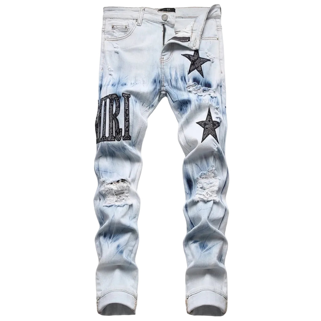 Amiri Denim Bordado