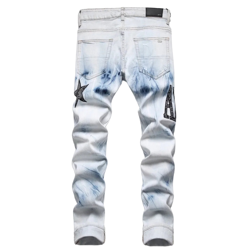 Amiri Denim Bordado